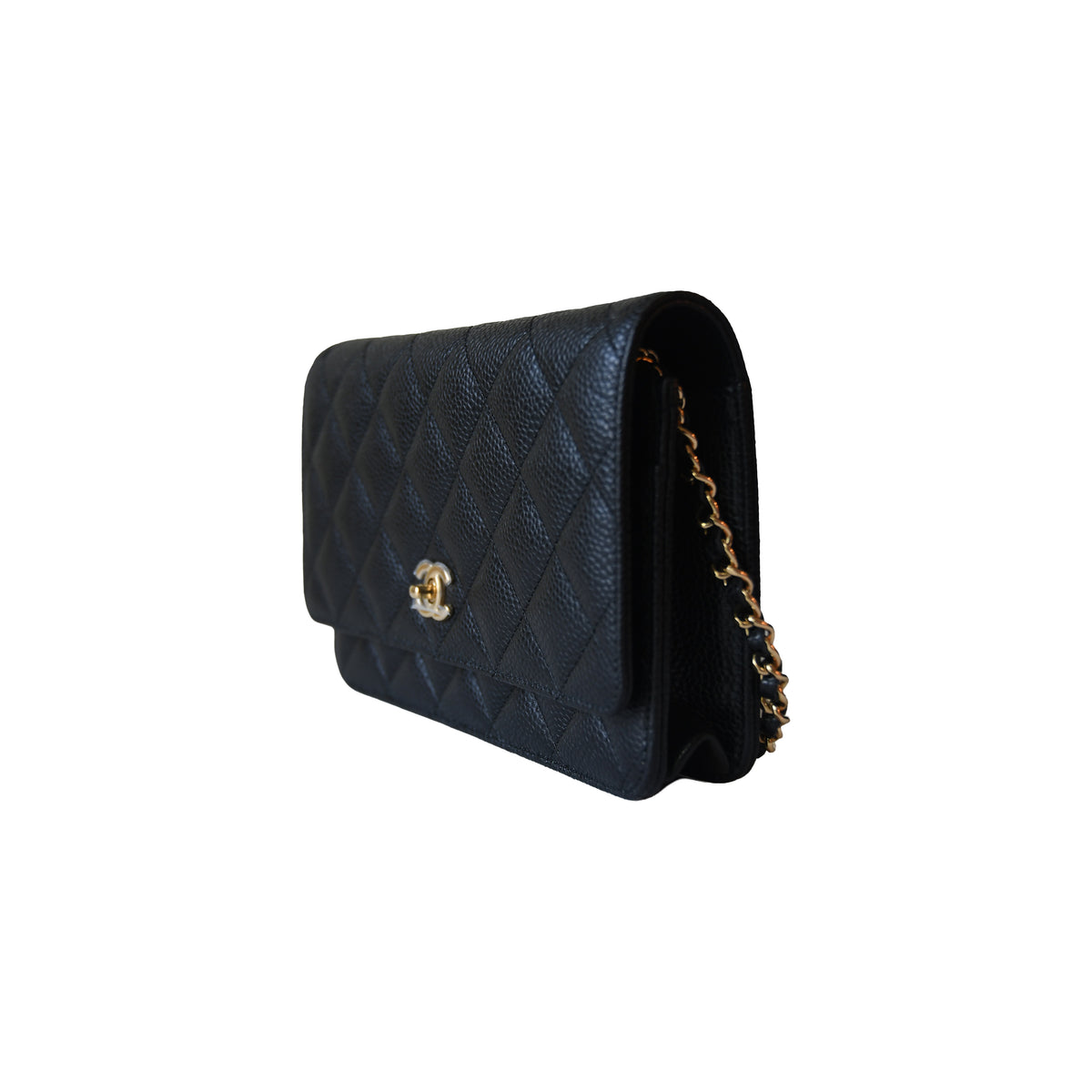 Chanel Classic Wallet On Chain Black-NOBLEMARS