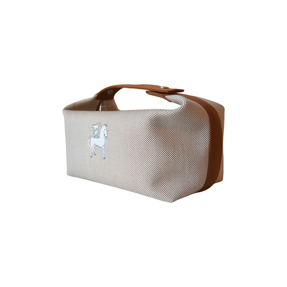 Hermes GM Bride a Brac Cabriole Case Biscuit-NOBLEMARS