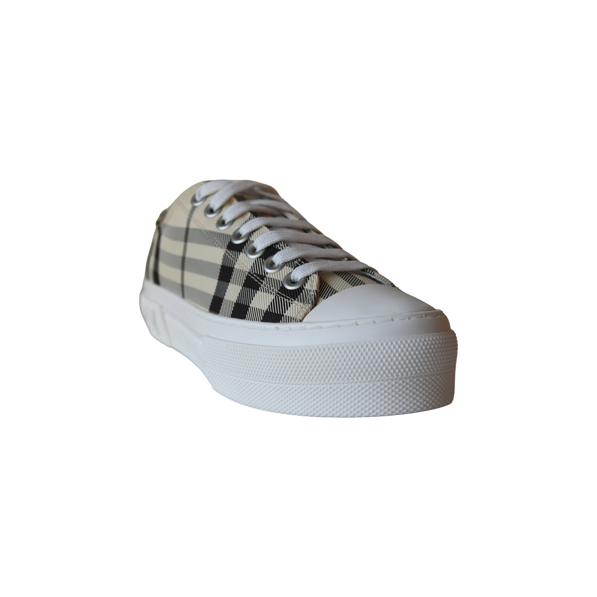 Burberry Vintage Check Cotton Canvas Sneakers-NOBLEMARS