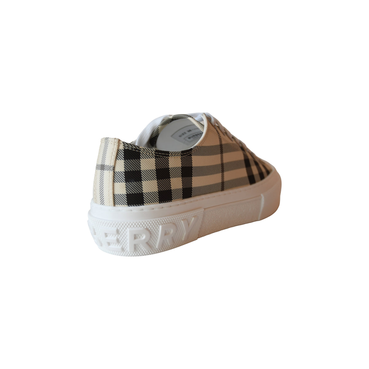 Burberry Vintage Check Cotton Canvas Sneakers-NOBLEMARS