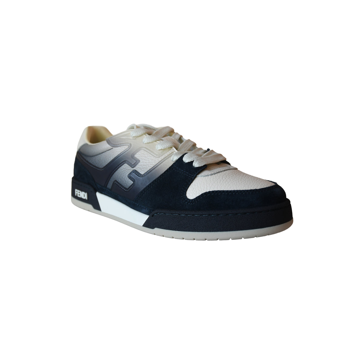 Fendi Match Sneakers Black White-NOBLEMARS