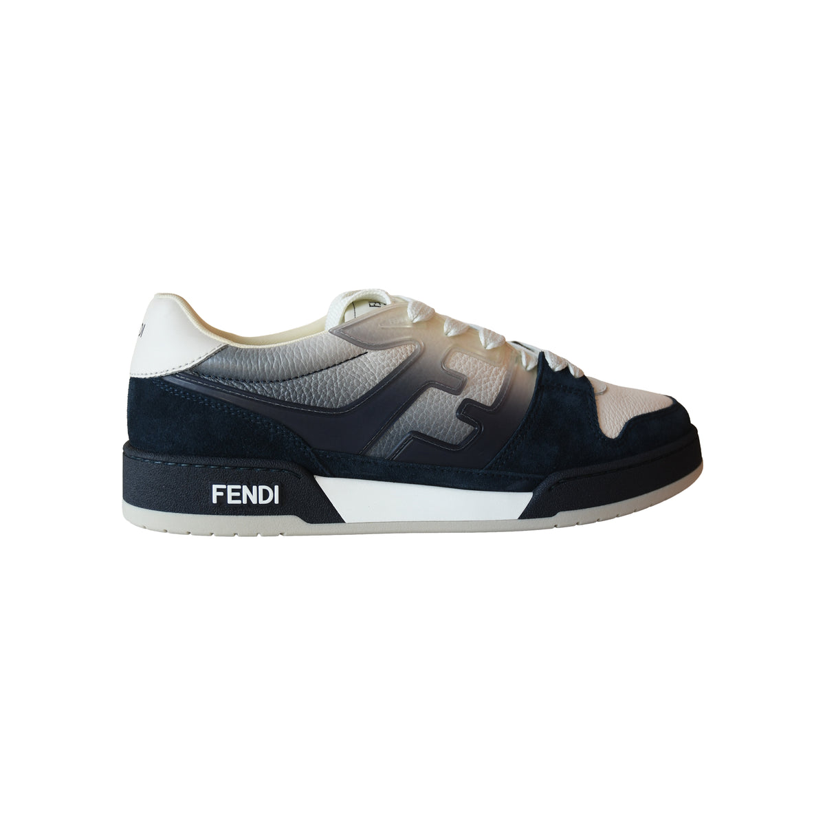Fendi Match Sneakers Black White-NOBLEMARS
