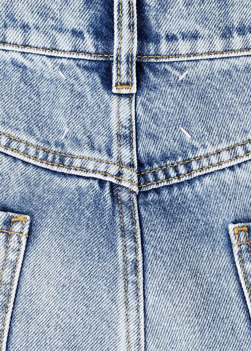 MAISON MARGIELA Washed Blue Re-Cut Denim Jeans