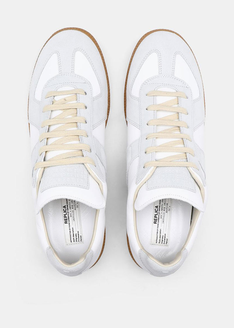 MAISON MARGIELA White & Grey Replica Sneakers