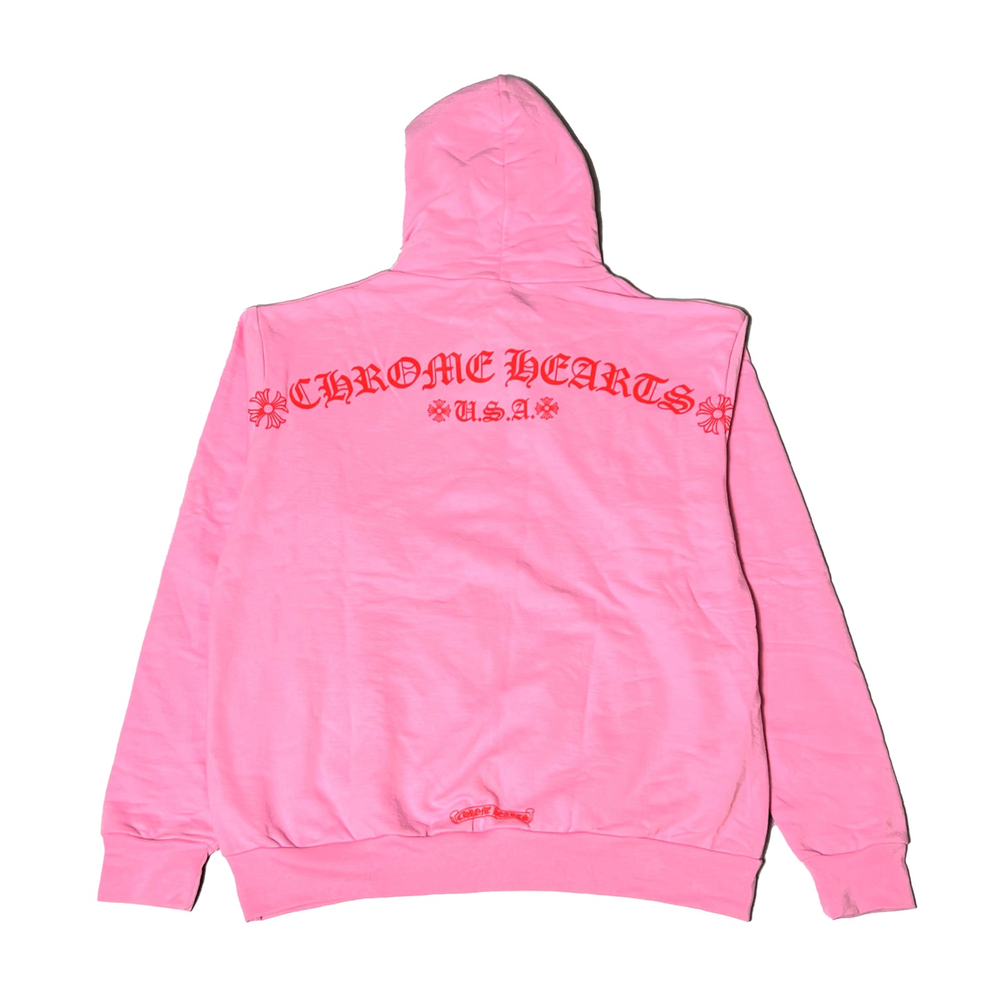 Chrome Hearts Online Exclusive Hoodie Pink