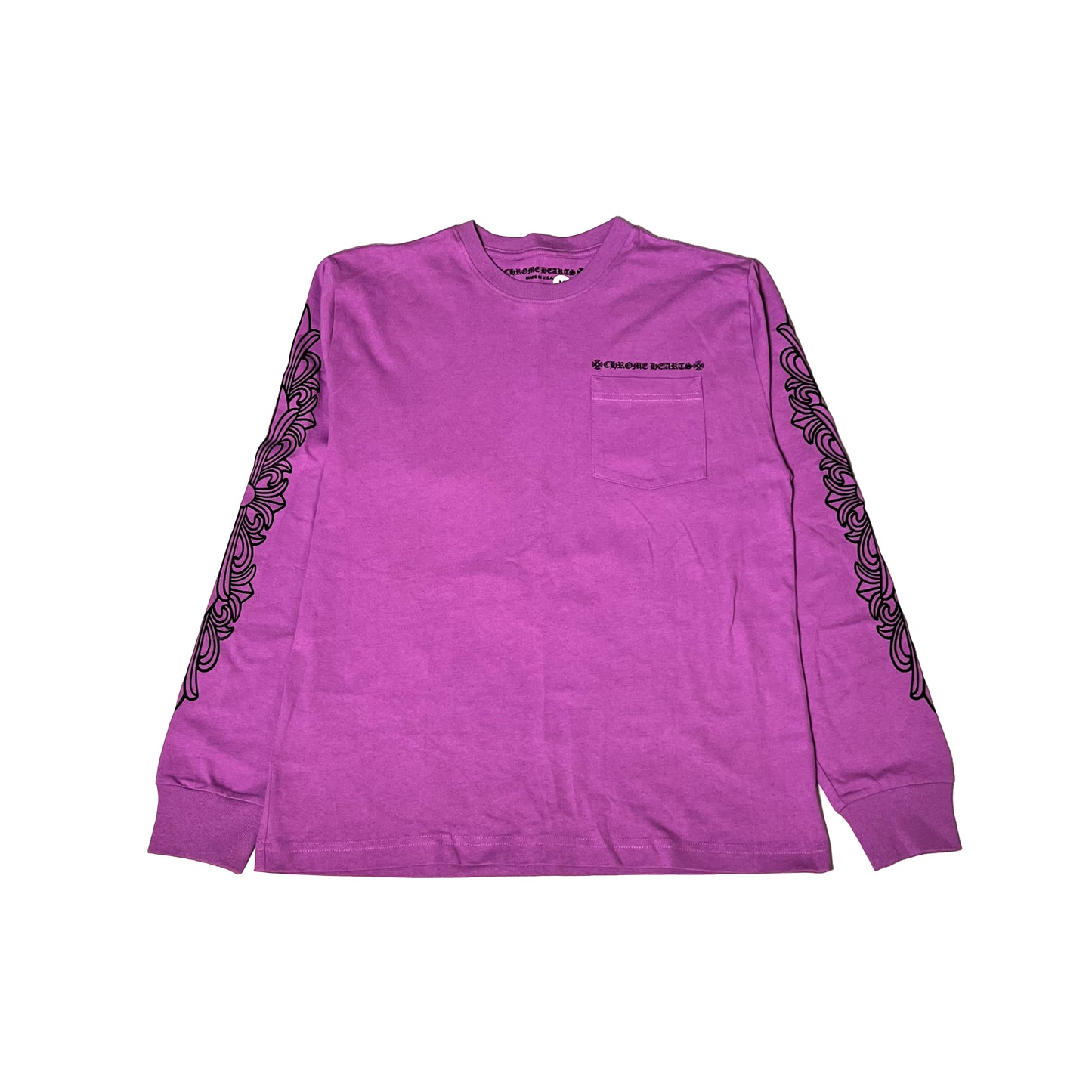 Chrome Hearts Matty Boy Spider Web L/S T-Shirt Purple