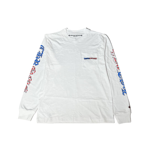 Chrome Hearts America L/S T-Shirt White