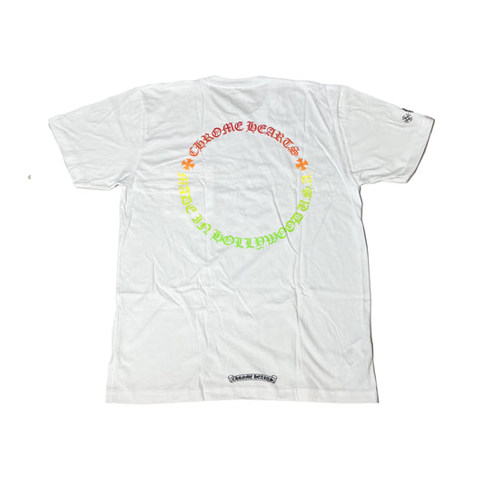 Chrome Hearts Gradient Floral T-Shirt White