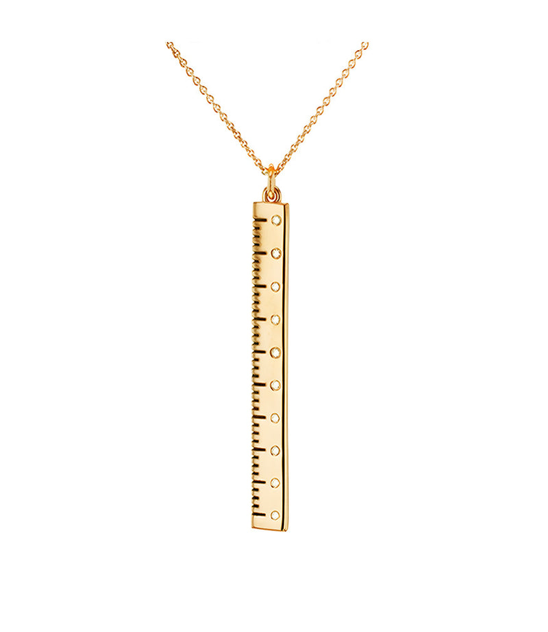 Pave The Way Break The Rules Gold Necklace-NOBLEMARS