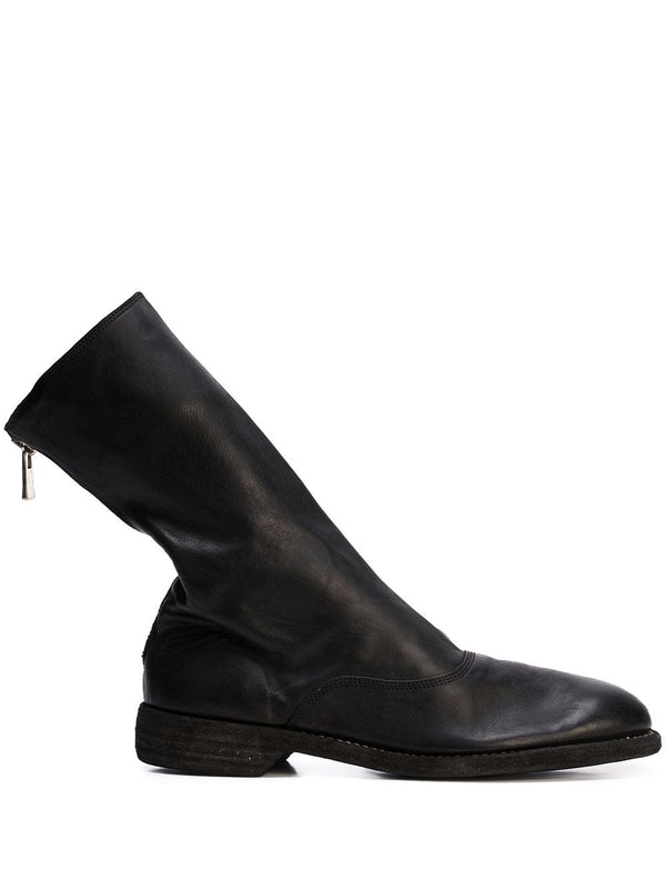 GUIDI WOMEN 311 SOFT HORSE FG BACK ZIP ARMY BOOTS-NOBLEMARS