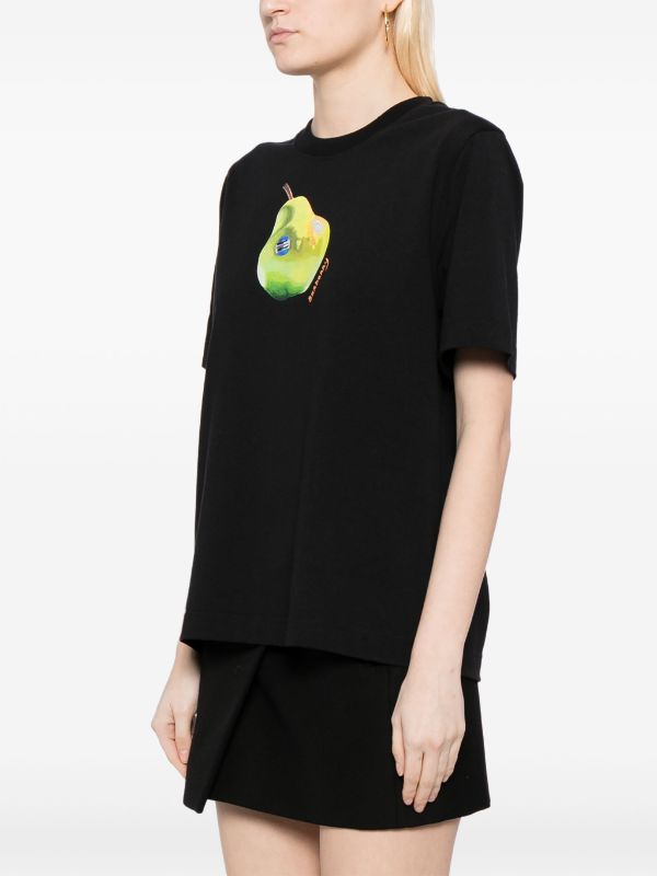 BURBERRY Women's Painted Pear T-Shirt-NOBLEMARS
