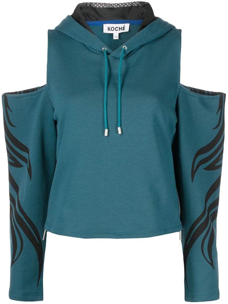KOCHE WOMEN CUT OUT HOODIE - TRR Dont archive-NOBLEMARS