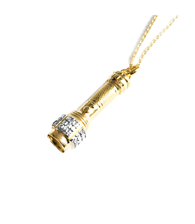 Pave The Way Shed Light Gold Necklace-NOBLEMARS