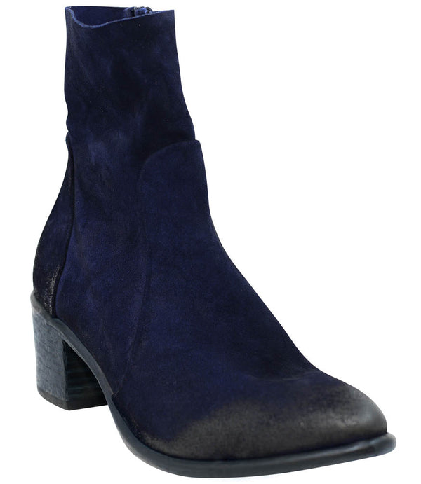 Madison Maison™ Navy Suede Ankle Boot-NOBLEMARS