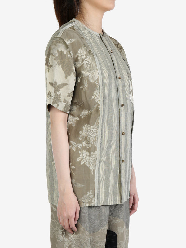COMMUNS Unisex Printed Short Sleeve Shirt-NOBLEMARS