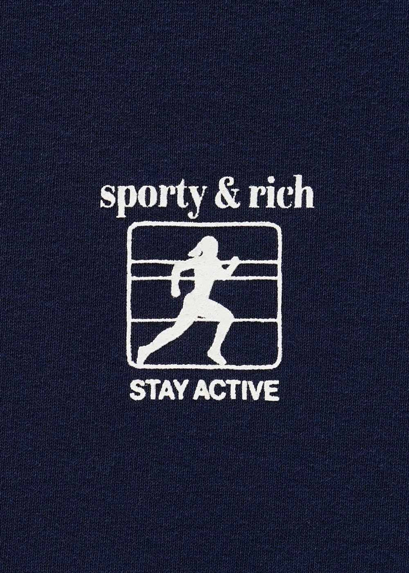 Sporty & Rich Navy Jogger Sweatshirt - NOBLEMARS