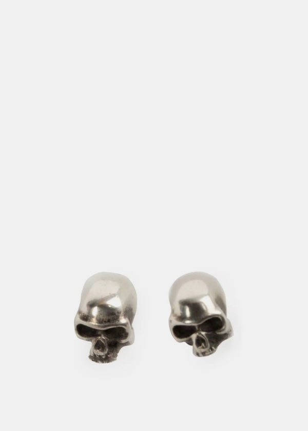 Werkstatt:MÃ¼nchen Silver Studs Skull Earrings - NOBLEMARS