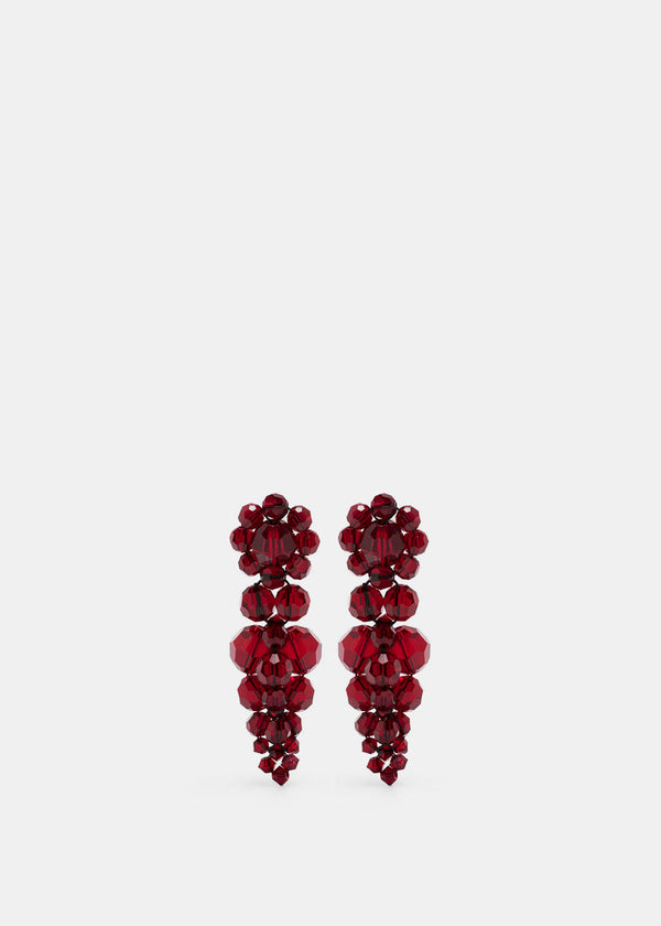 Simone Rocha Mini Red Cluster Earring - NOBLEMARS