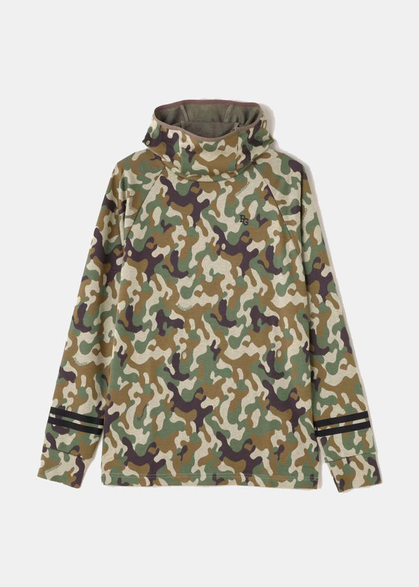 PEARLY GATES Camo Long Sleeve Hoodie - NOBLEMARS