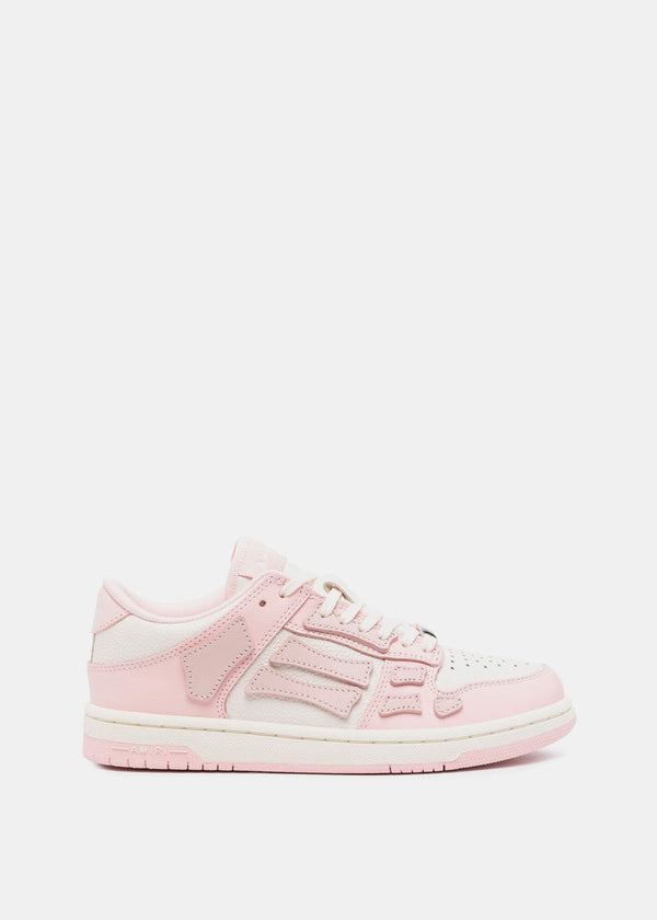 AMIRI Pink & White Skel Top Low Sneakers - NOBLEMARS