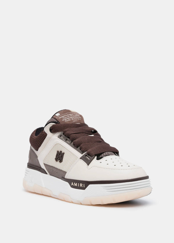 AMIRI Brown & White MA-1 Sneakers - NOBLEMARS