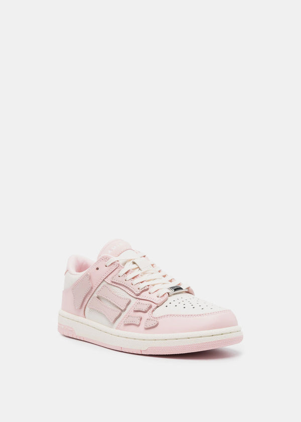 AMIRI Pink & White Skel Top Low Sneakers - NOBLEMARS