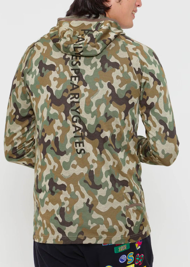 PEARLY GATES Camo Long Sleeve Hoodie - NOBLEMARS