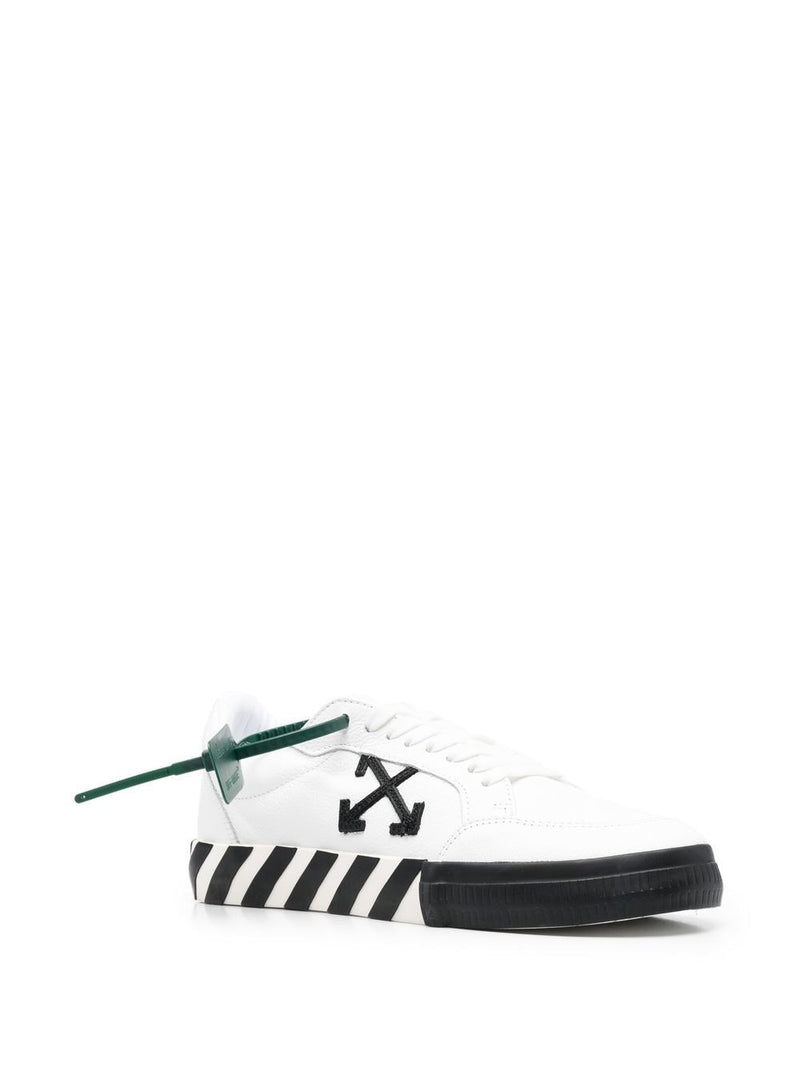 OFF-WHITE MEN LOW VULCANIZED CALF LEATHER SNEAKERS