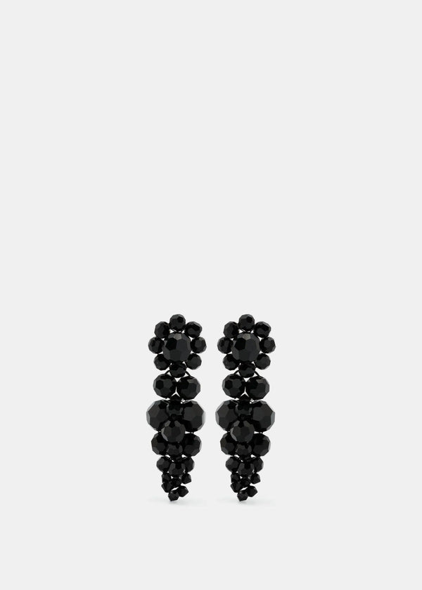 Simone Rocha Mini Black Cluster Earring - NOBLEMARS