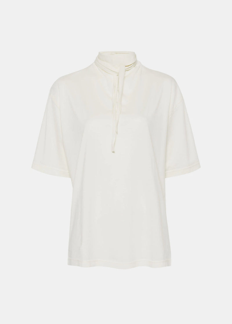 LEMAIRE Lemon Glaze Belted Rib T-shirt Dress - NOBLEMARS