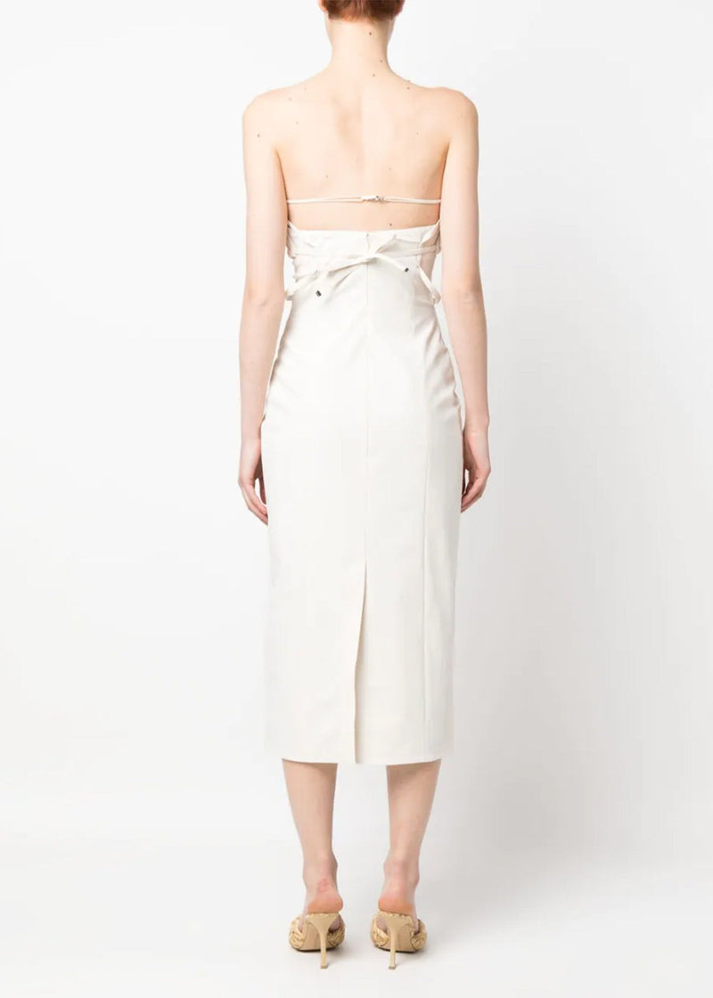 Jacquemus White 'La Robe Bikini' Dress - NOBLEMARS