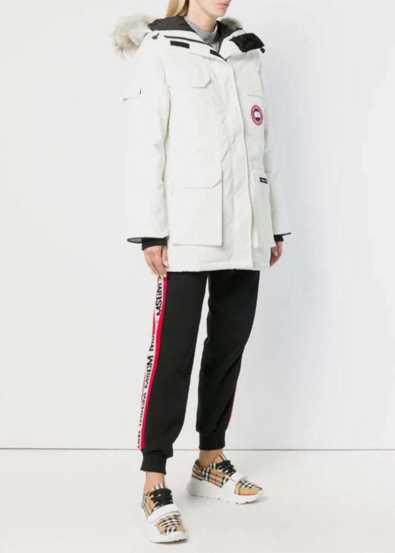 CANADA GOOSE White Expedition Parka - NOBLEMARS