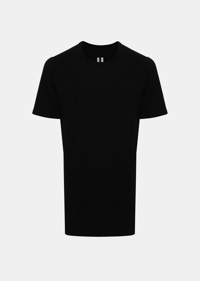 RICK OWENS Black Panelled Cotton T-shirt - NOBLEMARS