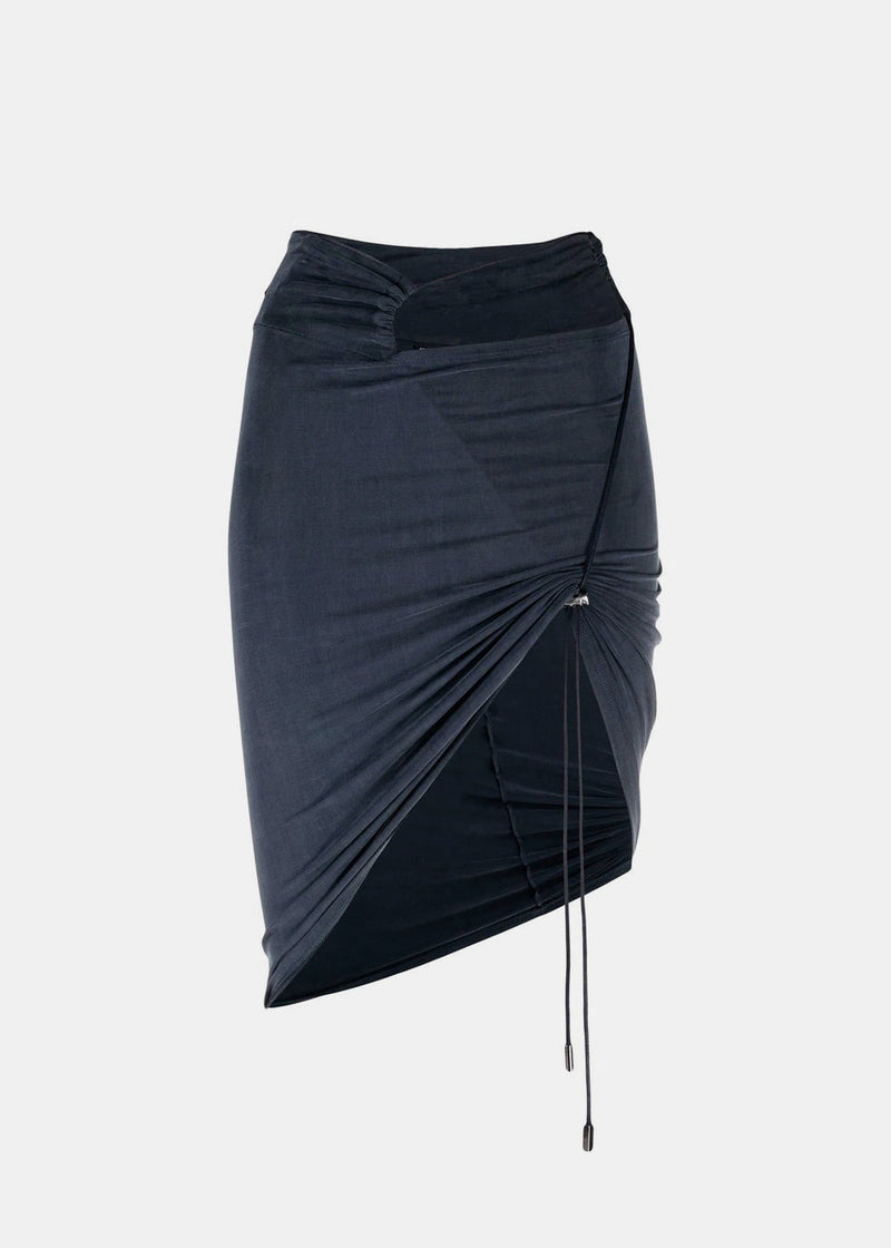 Jacquemus Navy 'La Jupe Espelho' Skirt - NOBLEMARS