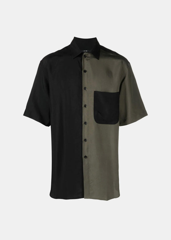 Song For The Mute Black Camp-Collar Shirt - NOBLEMARS