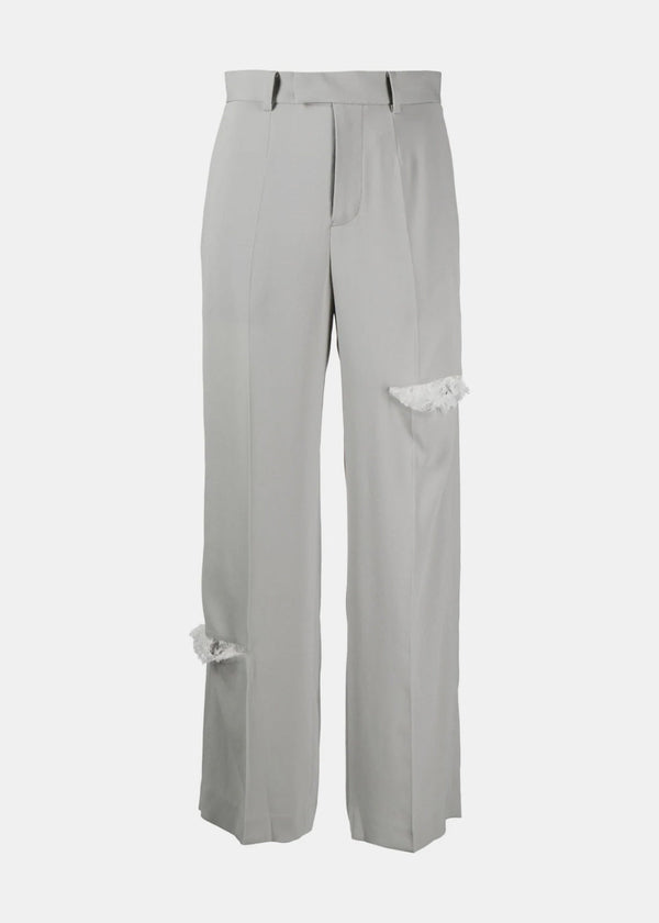 Undercover Grey Straight-Leg Trousers - NOBLEMARS