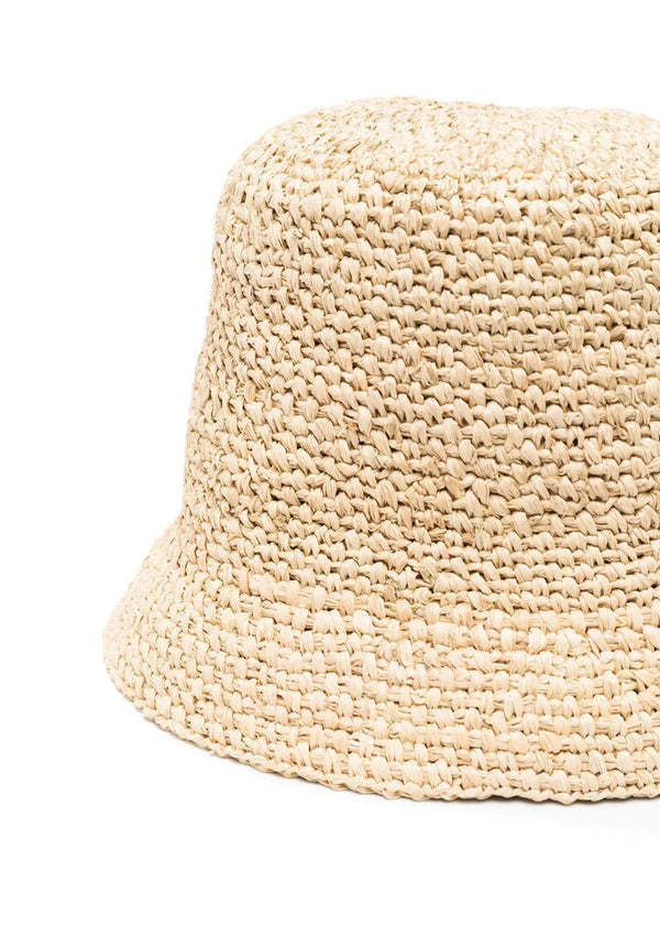 Jacquemus Beige 'Le Bob Ficiu' Bucket Hat - NOBLEMARS