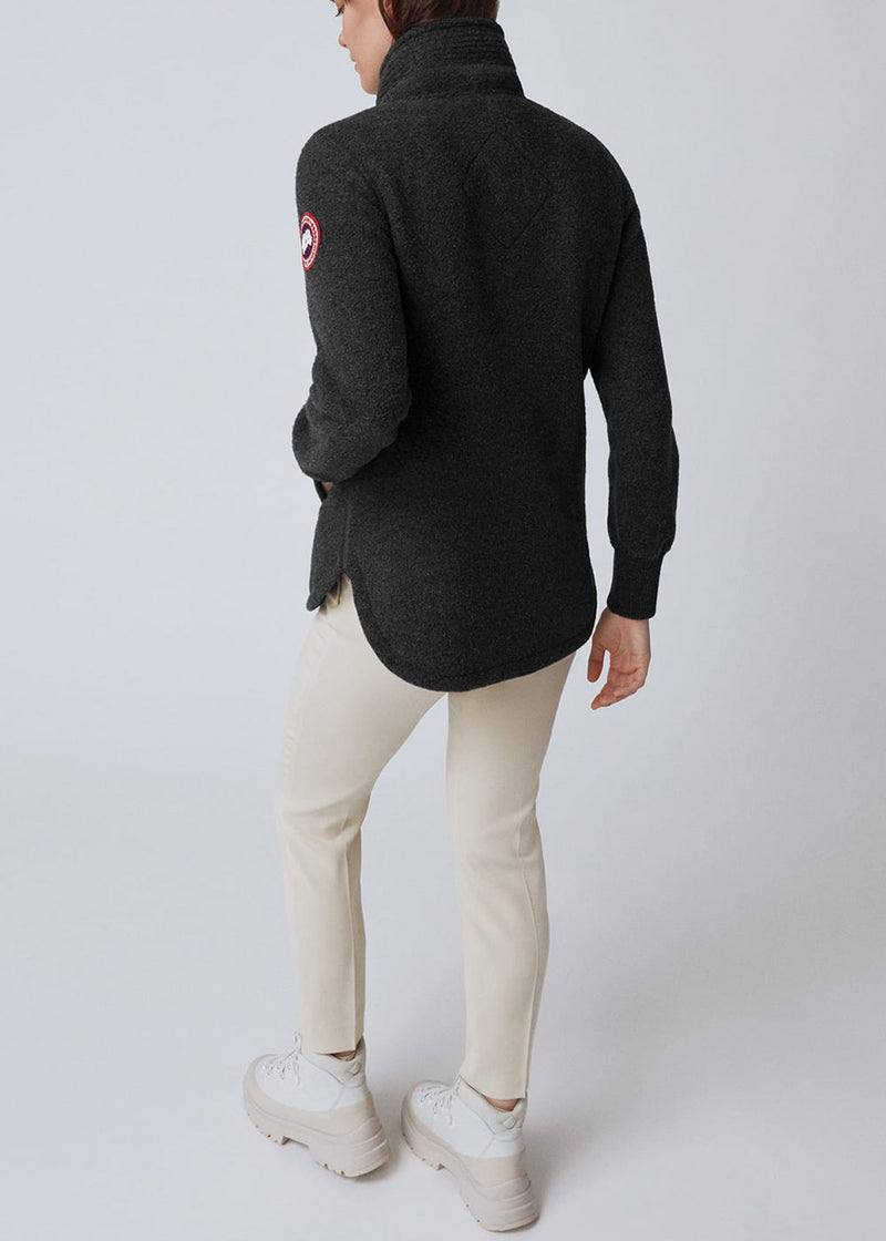 CANADA GOOSE Black Severn ?? Zip Sweater Kind Fleece - NOBLEMARS