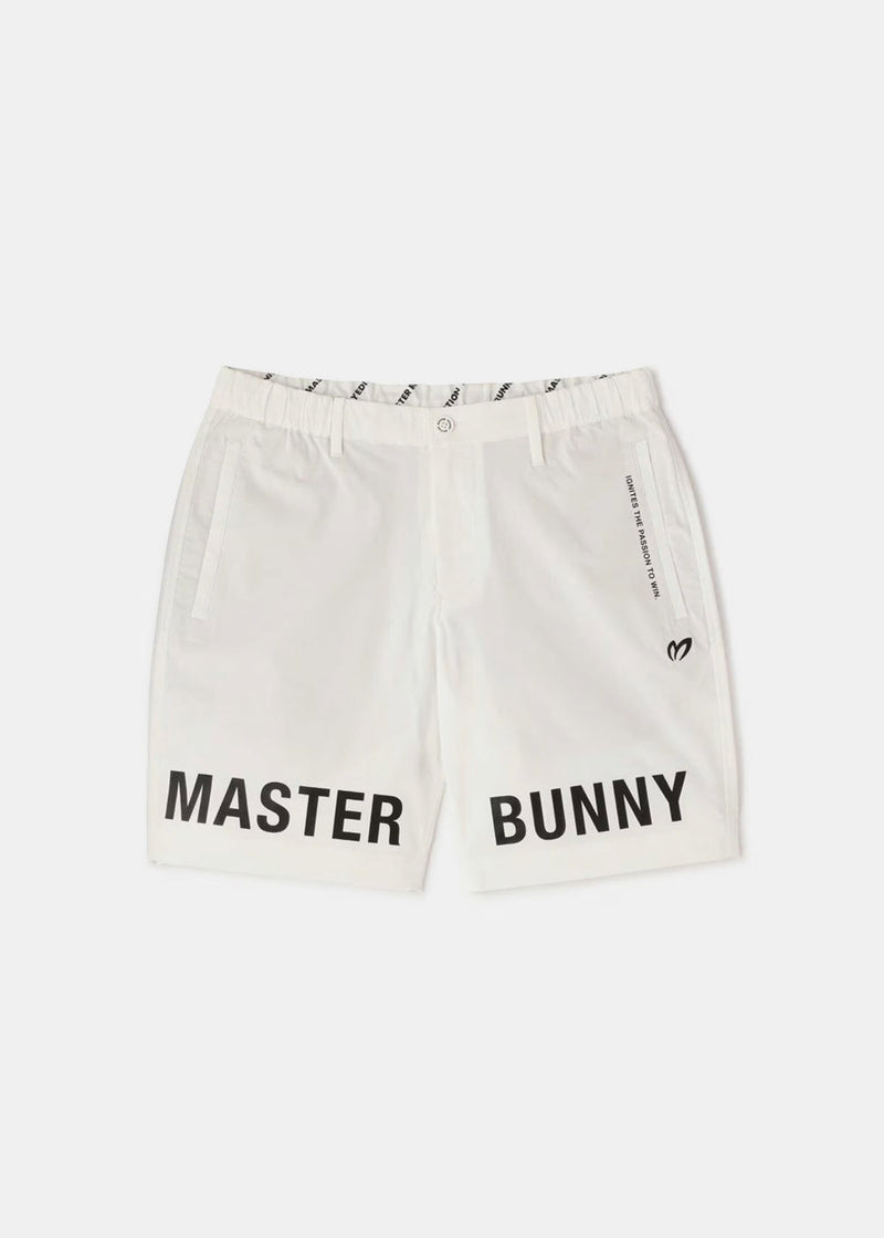 MASTER BUNNY EDITION White Microsucker Stretch Shorts - NOBLEMARS