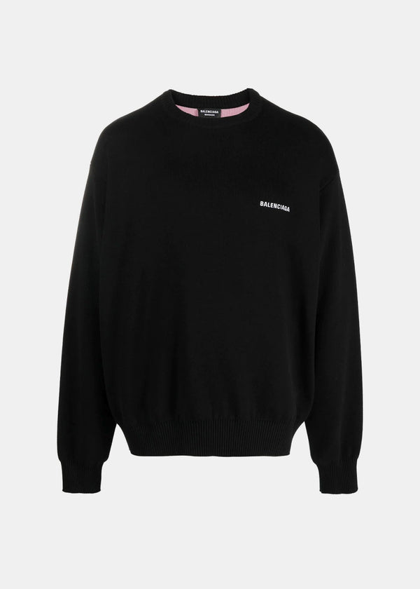 Balenciaga Black Political Sweater - NOBLEMARS