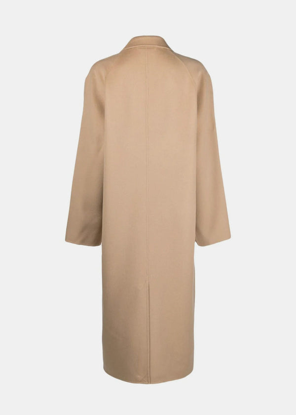 TOTEME Beige Signature Double Breasted Coat - NOBLEMARS