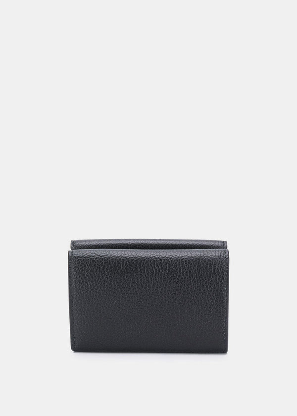 Balenciaga Black Tri-Fold Wallet - NOBLEMARS