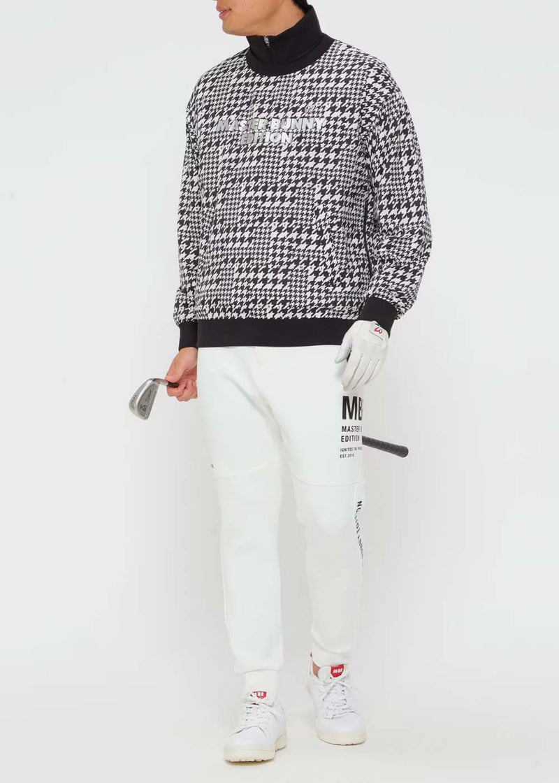 MASTER BUNNY EDITION White/Black Houndstooth Pattern Water-Repellent AC Coating Jacket - NOBLEMARS