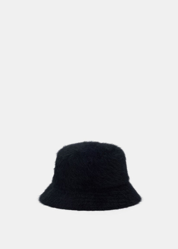 AMI ALEXANDRE MATTIUSSI Black Fluffy Bucket Hat - NOBLEMARS
