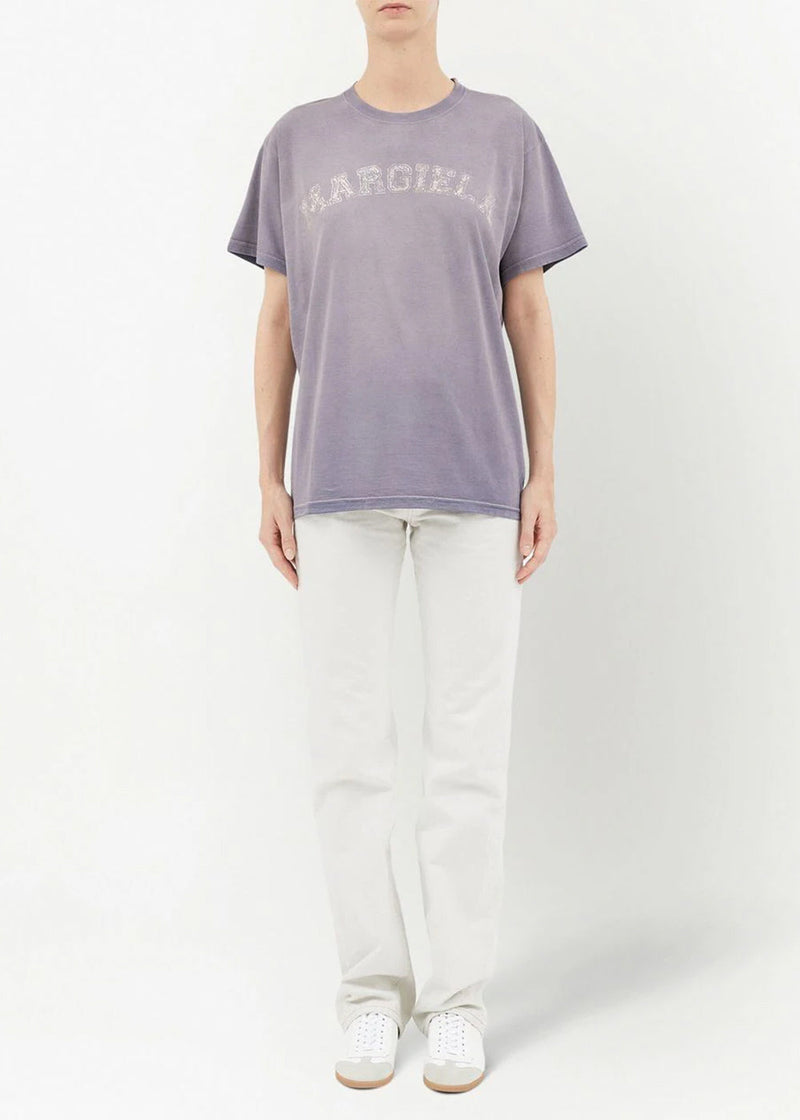 Maison Margiela Purple Logo-Print T-shirt - NOBLEMARS