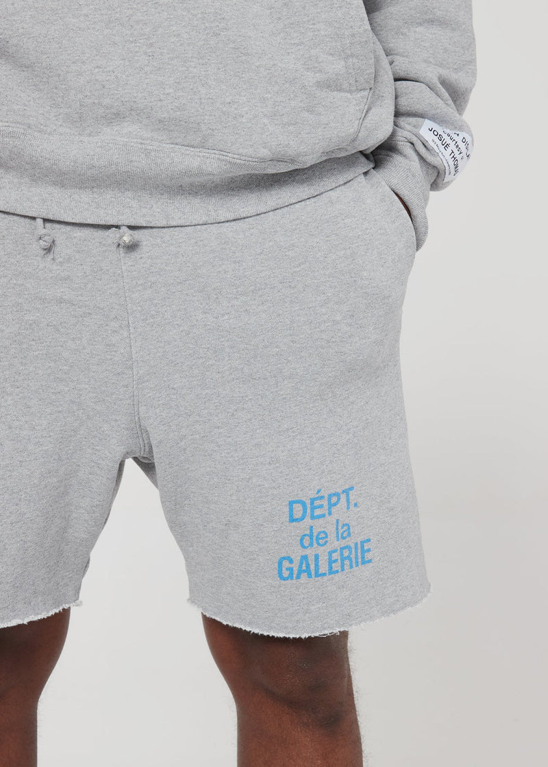 Gallery Dept. Grey French Logo Sweat Shorts - NOBLEMARS