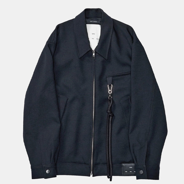 Song For The Mute Black Coach Jacket - NOBLEMARS