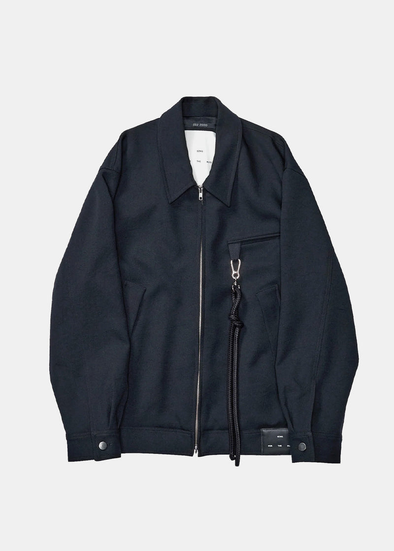 Song For The Mute Black Coach Jacket - NOBLEMARS