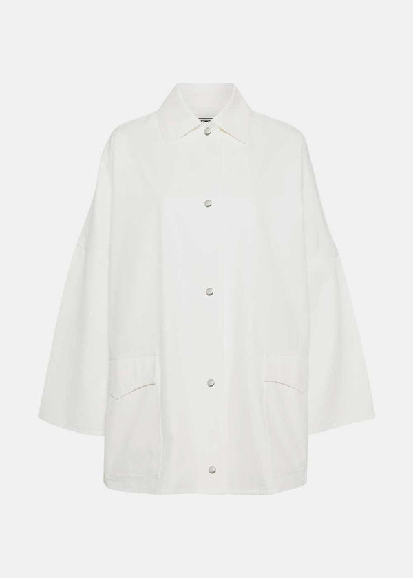 TOTEME White Shirt Jacket - NOBLEMARS
