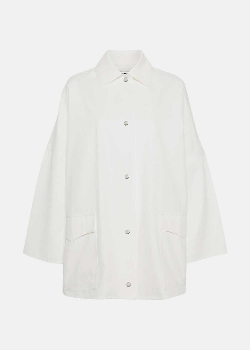 TOTEME White Shirt Jacket - NOBLEMARS